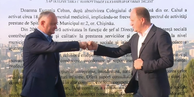 EXCLUSIV. DOCUMENT BOMBĂ: Cum a decorat-o Dodon pe mama lui Ceban cu ordinul ”Gloria Muncii”, la solicitarea fiului Ivan. Culisele acestei acțiuni subterane. Familia Ceban își bate joc de bătrâni și de persoanele cu dizabilități, folosindu-le suferința în interese personale. Ode ca pe vremea URSS